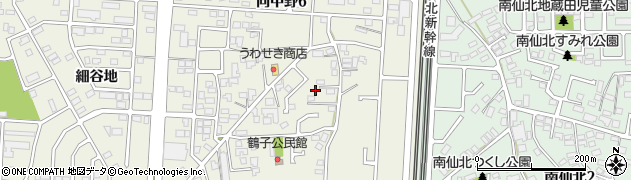 岩手県盛岡市向中野鶴子10-25周辺の地図