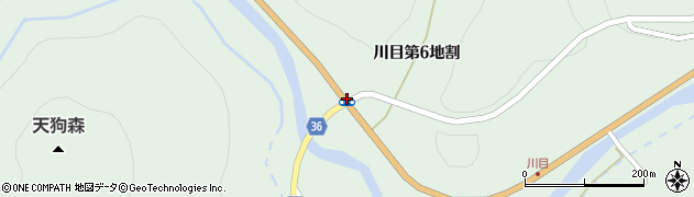 田の沢橋周辺の地図