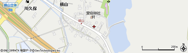 秋田県秋田市仁井田横山96周辺の地図