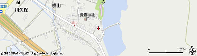 秋田県秋田市仁井田横山89周辺の地図