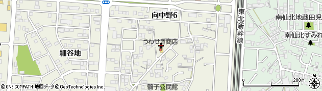 岩手県盛岡市向中野鶴子7周辺の地図