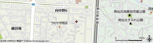 岩手県盛岡市向中野鶴子10周辺の地図