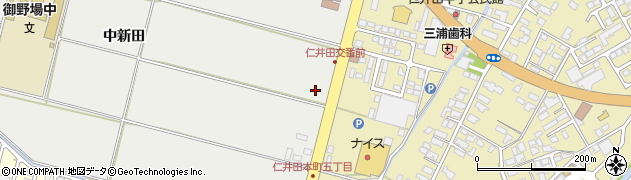 秋田御所野雄和線周辺の地図