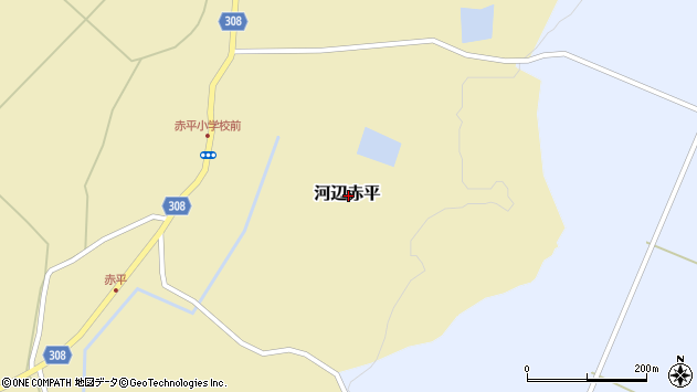 〒019-2623 秋田県秋田市河辺赤平の地図