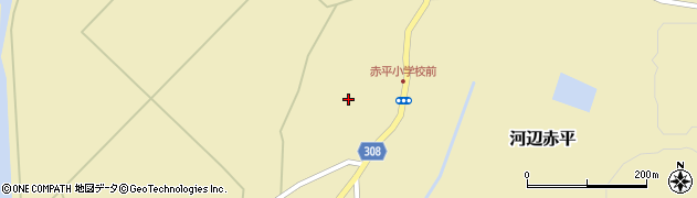 秋田県秋田市河辺赤平小曽根80周辺の地図