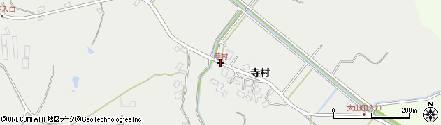 寺村周辺の地図
