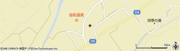 秋田県大仙市協和船岡中庄内道ノ下37周辺の地図