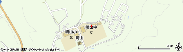 宮古市立崎山中学校周辺の地図