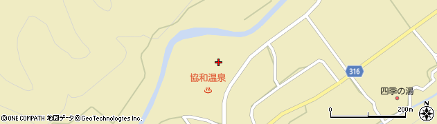 秋田県大仙市協和船岡庄内下川袋周辺の地図