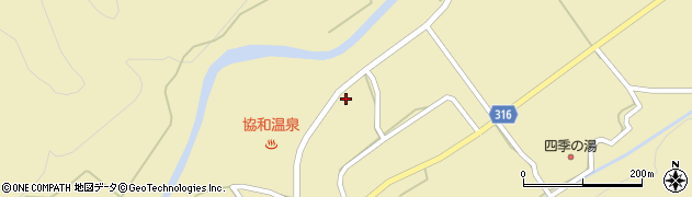 秋田県大仙市協和船岡中庄内道ノ下43周辺の地図