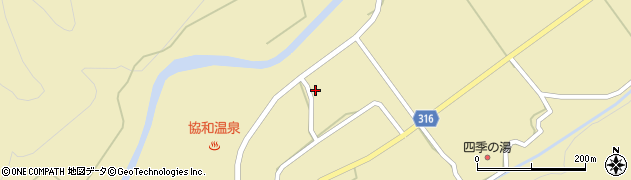 秋田県大仙市協和船岡中庄内道ノ下54周辺の地図