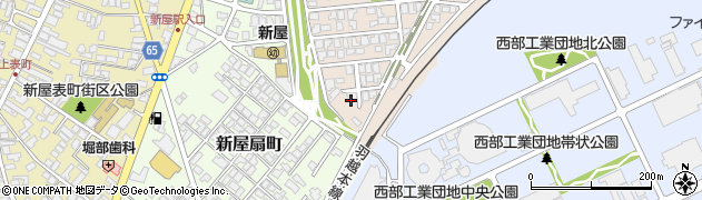 秋田県秋田市新屋大川町28周辺の地図