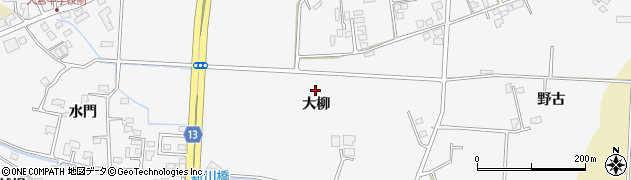 岩手県盛岡市本宮大柳周辺の地図