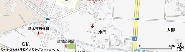 岩手県盛岡市本宮（水門）周辺の地図
