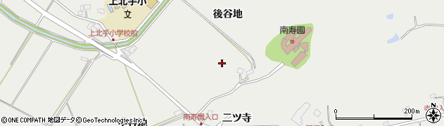 秋田県秋田市上北手猿田（後谷地）周辺の地図