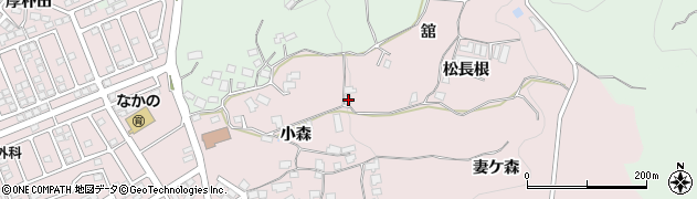 岩手県盛岡市東安庭松長根63周辺の地図