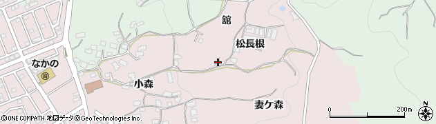 岩手県盛岡市東安庭松長根35周辺の地図