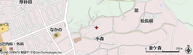 岩手県盛岡市東安庭（舘）周辺の地図