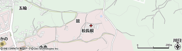 岩手県盛岡市東安庭松長根周辺の地図