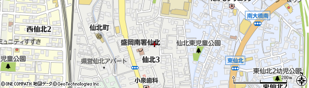 岩手県柔道整復師会（公益社団法人）周辺の地図