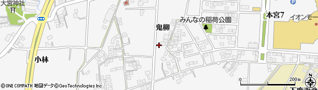 岩手県盛岡市本宮鬼柳周辺の地図