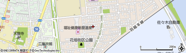 秋田県秋田市新屋大川町22周辺の地図