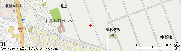 秋田県秋田市仁井田（切上）周辺の地図