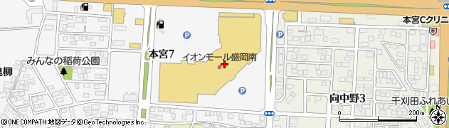 マクドナルドイオンモール盛岡南店周辺の地図