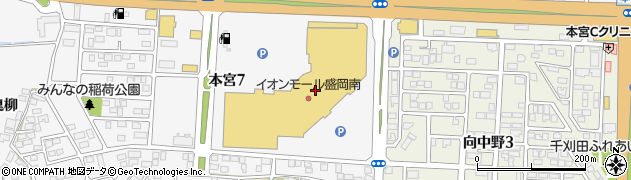 カメラのキタムラ　イオンモール盛岡南店周辺の地図