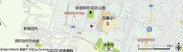 秋田県秋田市新屋栗田町29周辺の地図