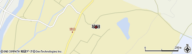 秋田県秋田市河辺赤平（境田）周辺の地図