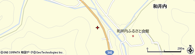 岩手県宮古市和井内周辺の地図