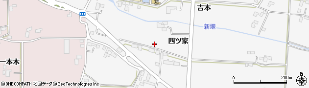 岩手県盛岡市上太田（四ツ家）周辺の地図