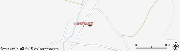 秋田県仙北市田沢湖生保内大谷地周辺の地図