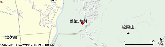 岩手県雫石町（岩手郡）繋（第５地割）周辺の地図