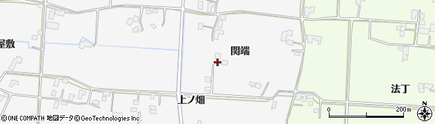 岩手県盛岡市上太田（関端）周辺の地図