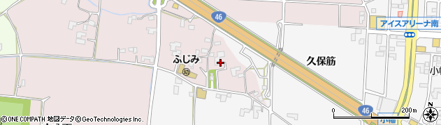 岩手県盛岡市下太田林崎周辺の地図