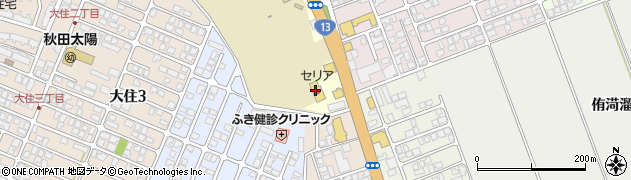 １００円ショップセリア秋田仁井田店周辺の地図