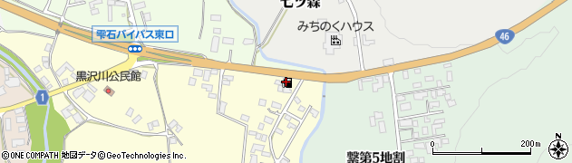 コスモ雫石バイパスＳＳ周辺の地図