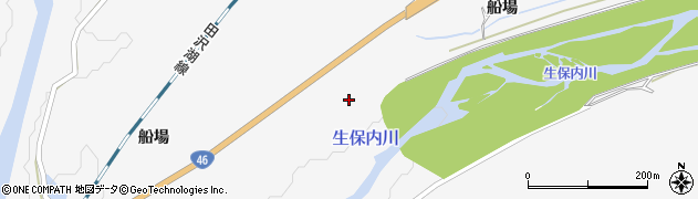 秋田県仙北市田沢湖生保内荒川周辺の地図