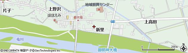 岩手県雫石町（岩手郡）上野（新里）周辺の地図