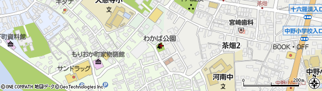 神子田わかば公園周辺の地図