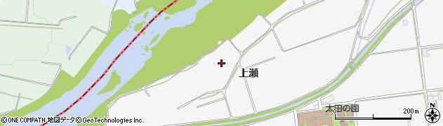 岩手県盛岡市上太田上瀬周辺の地図