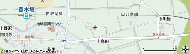 岩手県岩手郡雫石町上野上高田64周辺の地図