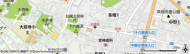 松尾前周辺の地図