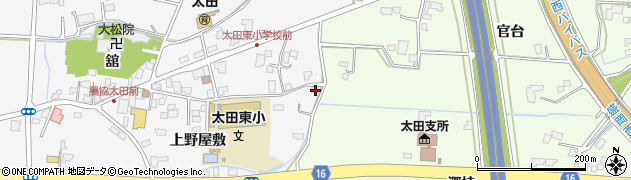 岩手県盛岡市上太田上野屋敷33周辺の地図