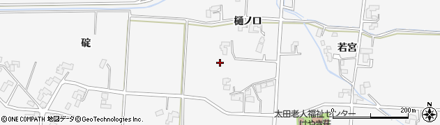 岩手県盛岡市上太田樋ノ口周辺の地図