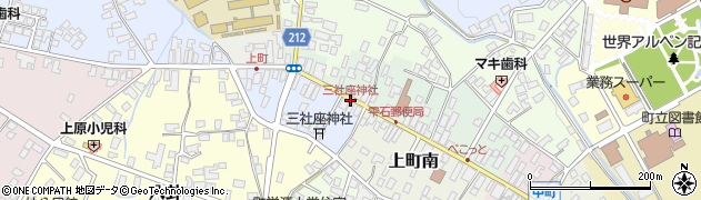 三社座神社周辺の地図