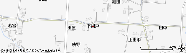 岩手県盛岡市上太田（下川戸）周辺の地図