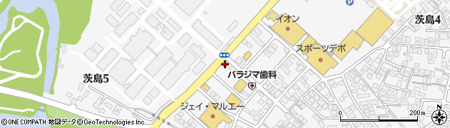 幸楽苑茨島店周辺の地図